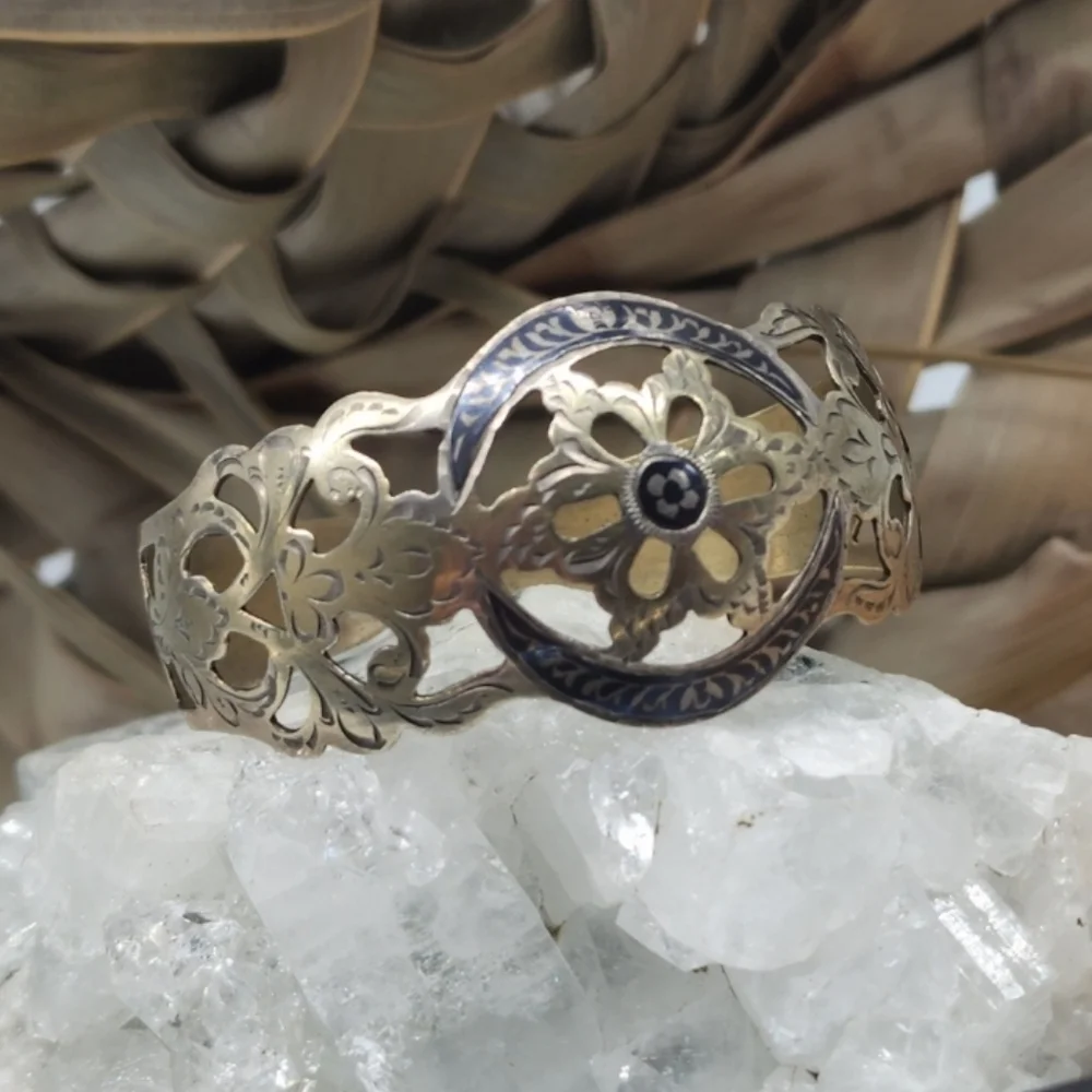 Europe Designer Silversmith Sterling Silver 925 Bracelet Diamond Cut Filigree